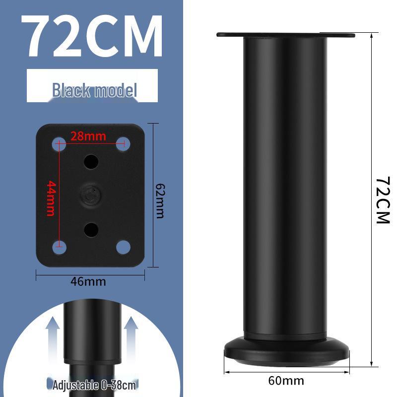 Adjustable Stainless Steel Legs for Sofa, TV Cabinet, Coffee Table, Bathroom Cabinet, and Bed.