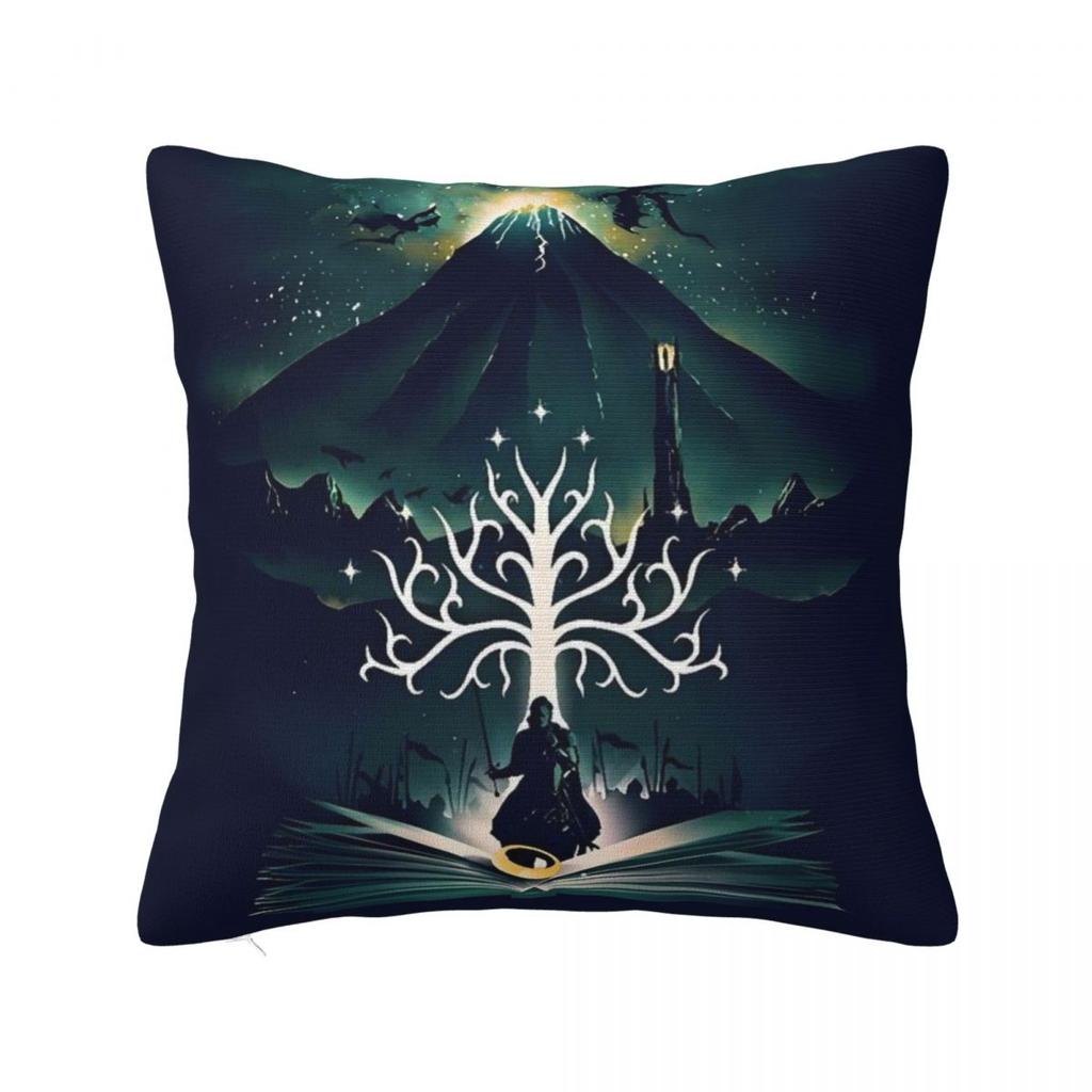 Origin Tree L-Lords Of The R-Rings Pillow Cover Soft Pillow Case Cushion Cover Novelty Pillowcases For Wedding Party Home Decor