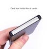 1Pc Hand Push Aluminum Alloy Card Box, Anti-theft RFID Card Bag, Anti-degaussing Automatic Pop-up Bank Card Cover, Credit Card Box