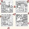 Cute Paris A Kawaii Coloring Book Adventure: Color Adorable Paris Landmarks and Cute Kawaii Characters  Perfect for Kids  Adult