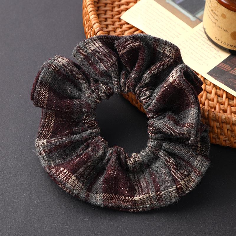 Maillard Handmade Plaid Hair Tie: Elegant & Versatile Headband for Women