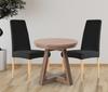 Cover For Chair Narrow Backrest Velvet Plush Thick Black