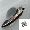 Door Handle Cover For MINI R60 Countryman Cooper S 2011-2016 PC Plastic Protective Case Cars Accessories Red Checker JCW Gold