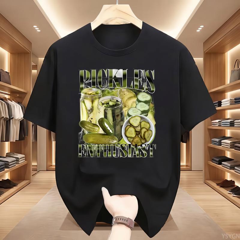 Vintage Pickle Enthusiast Funny Meme T Shirts Women Fashion 90s Graphic T-shirt Tees Women T Shirt Clothes S