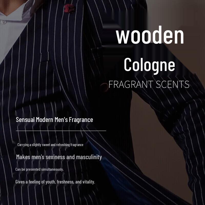 Hefengyu Men's Woody Scent Shampoo & Shower Gel Set