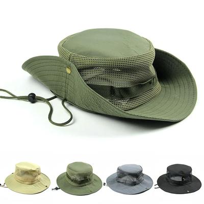 Outdoor Boonie Sun Hat  Perfect for Hiking, Fishing, Boating and Outdoors Sports with Polyester and Mesh Panels To Keep You Cool