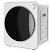 Mini-Kondenstrockner 4 kg mit 5 Programmen bis 60 °C, 800 W/400 W, mit Edelstahl-Trommel, Weiß