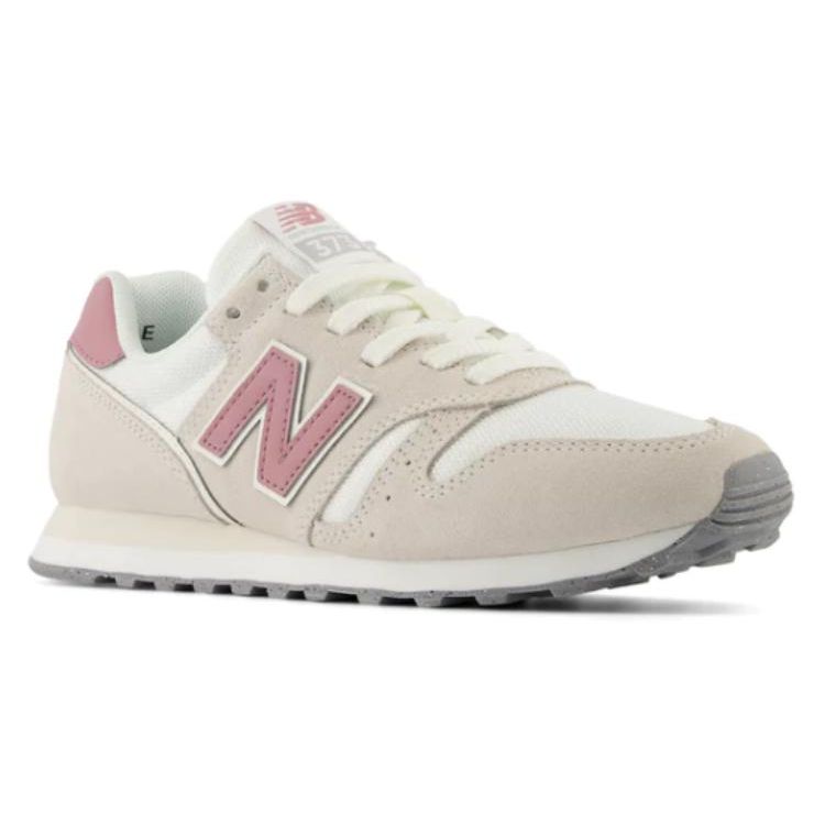 New Balance Nb 373 Casual Comfortable Versatile Shock Absorbing Durable Low Top Running Shoes Women sneaker White Red WL373OK2