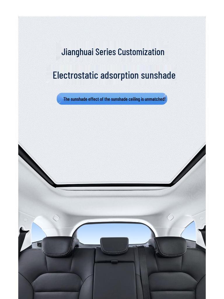 Electro-adsorption Sunshade Curtains for JAC Refine S7, Sihao X8, RF8 - UV Protection