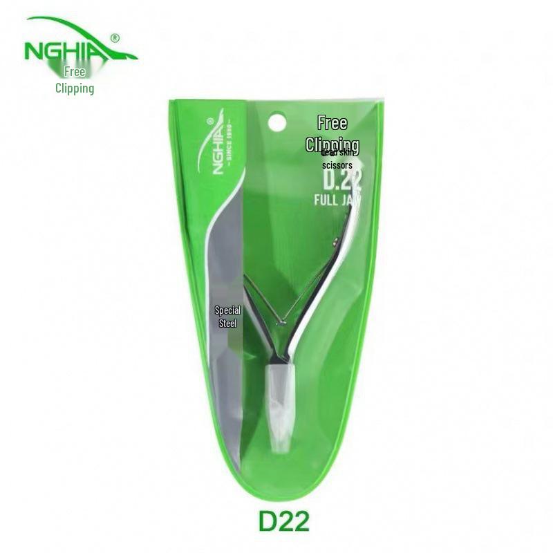 Nail Art Cuticle Nipper D23 - Original NGHIAD22, Perfect for Removing Cuticles & Hangnails, Essential Nail Art Tool