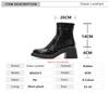 Fashion Gold Silver Women Chelsea Boots High-Top Size Zipper Round Toe Booties Platform High Heels Luxury Trendy Banquet Party Dress
