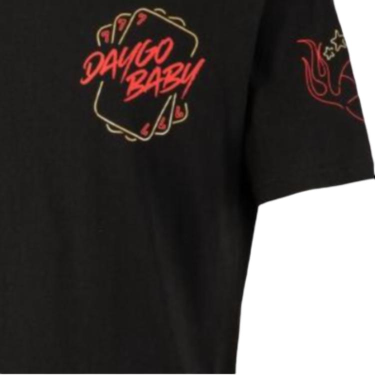 Puma X Mikey Against All Odds Tee 2 Letter Print Crew Neck Short Sleeve T-Shirt Men Tops Black 621912-01