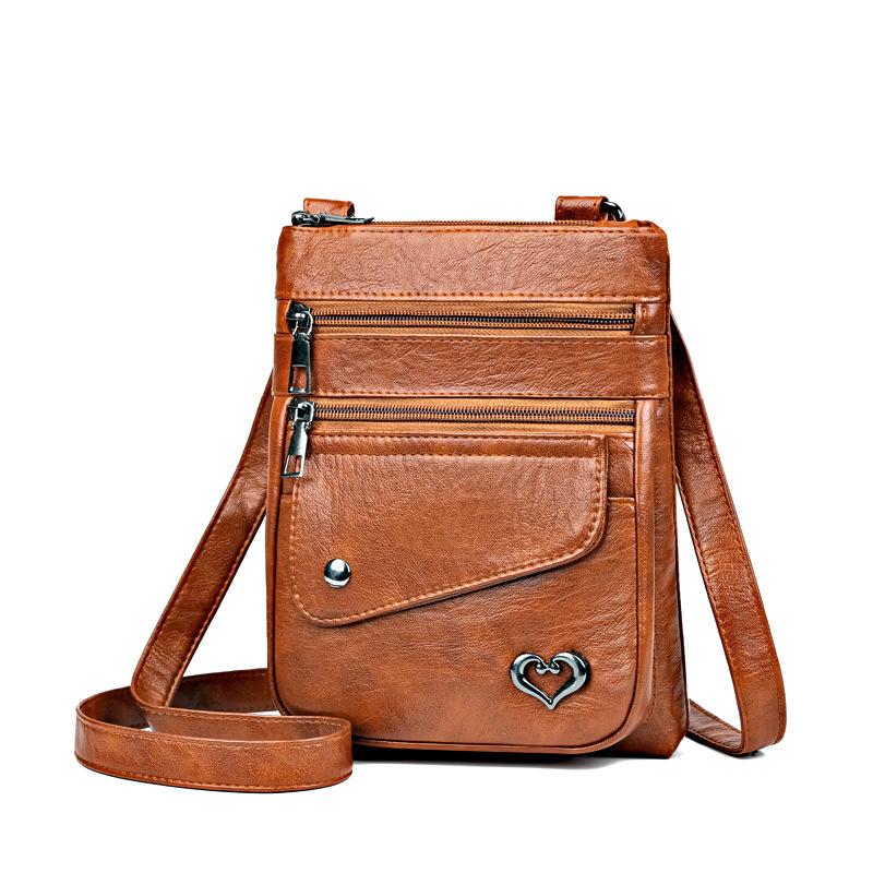 Borsa per Cellulare - Elegante Borsa a Spalla da Donna in Morbida Pelle Retro - Versatile Borsa a Tracolla - Perfetta per Portare Piccoli Oggetti