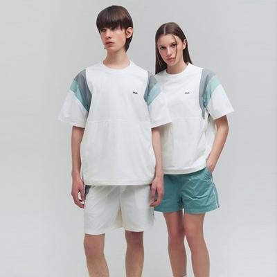 Fila LighTweighT STreTch Color Block ShorT Sleeve T shirT