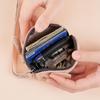 Creative Mouse Leather Change Bag Women's Cartoon Cute Hand Holding Mini Bag Key Coin Zipper Storage Bag