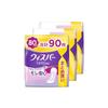 Whisper 80cc 90 sheets (30 sheets x 3 packs) [Leak-proof even when you can't hold it in] Thin and smooth, safe (absorbent napkin, urine leakage pad