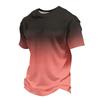 Men's Knit Short Sleeve Shirt, Summer Color Casual Tee, Comfortable Fashion Top