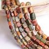 Picasso Nüwa Stone Red Thread Natural Rectangular Beads for DIY Jewelry Accessories