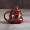 Cute Poop Mug Funny Ceramic Parody Poop Cup Personality Bizarre Poop Cup Birthday Gift