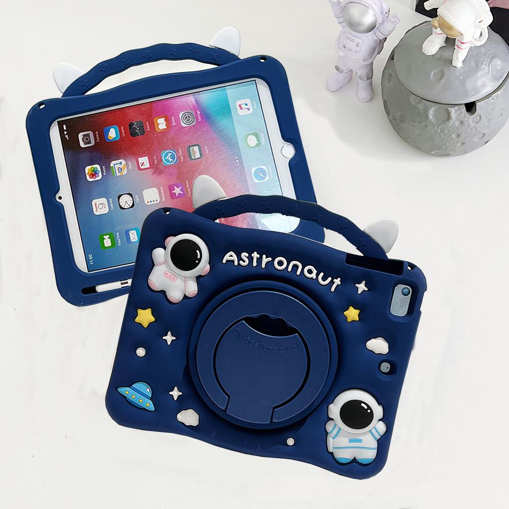 For IPad 9 8 7th Generation Child Case for IPad Air 2 3 4 5 10.9 2022 Mini 6 Pro 11 Cute Cartoon Silicone Tablet Protective Case