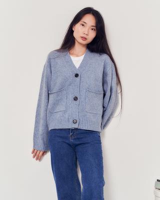 Occur Melange Knit Cardigan