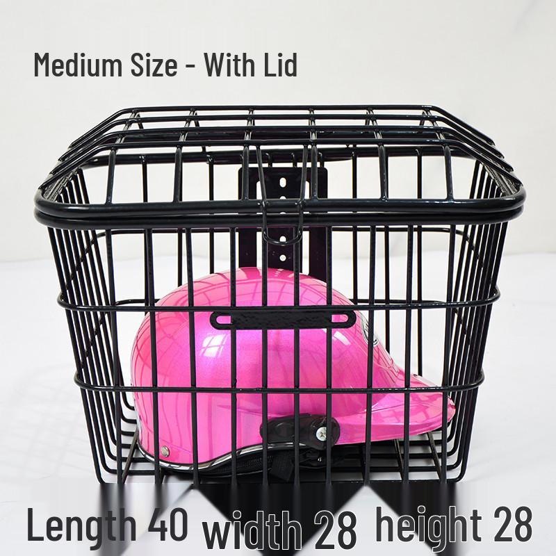 Heavy-Duty Enlarged Rear & Front Bicycle Carrier Basket