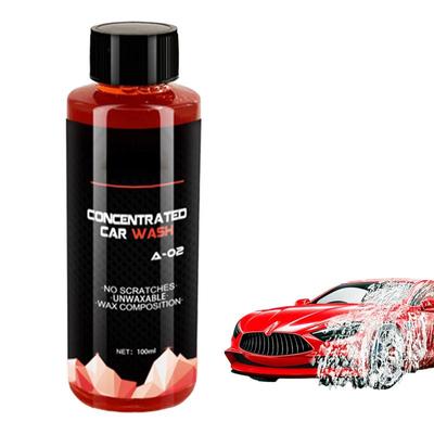 Flüssiger Autoschaum-Entferner, 100 ml, starker Schaum, multifunktional, hochkonzentriert, Tiefenreinigung und Wiederherstellung, Autowaschshampoo