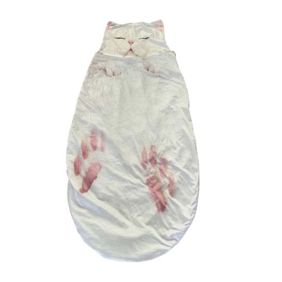 

Взрослый спальный мешок Плюшевый кот Конверт Спальный мешок Милый котенок Теплое одеяло Спальный мешок для кемпинга, ночевок, домашнего отдыха A