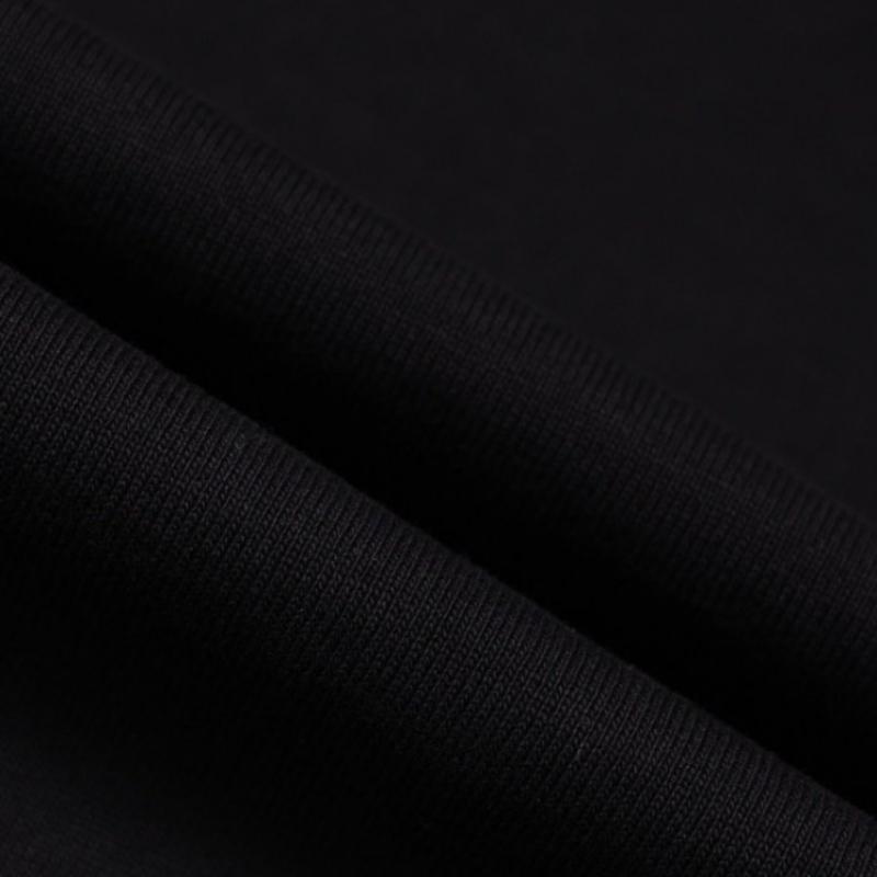 Customellow Schwarzes Oversized Dying T-Shirt cqTam25421bkx