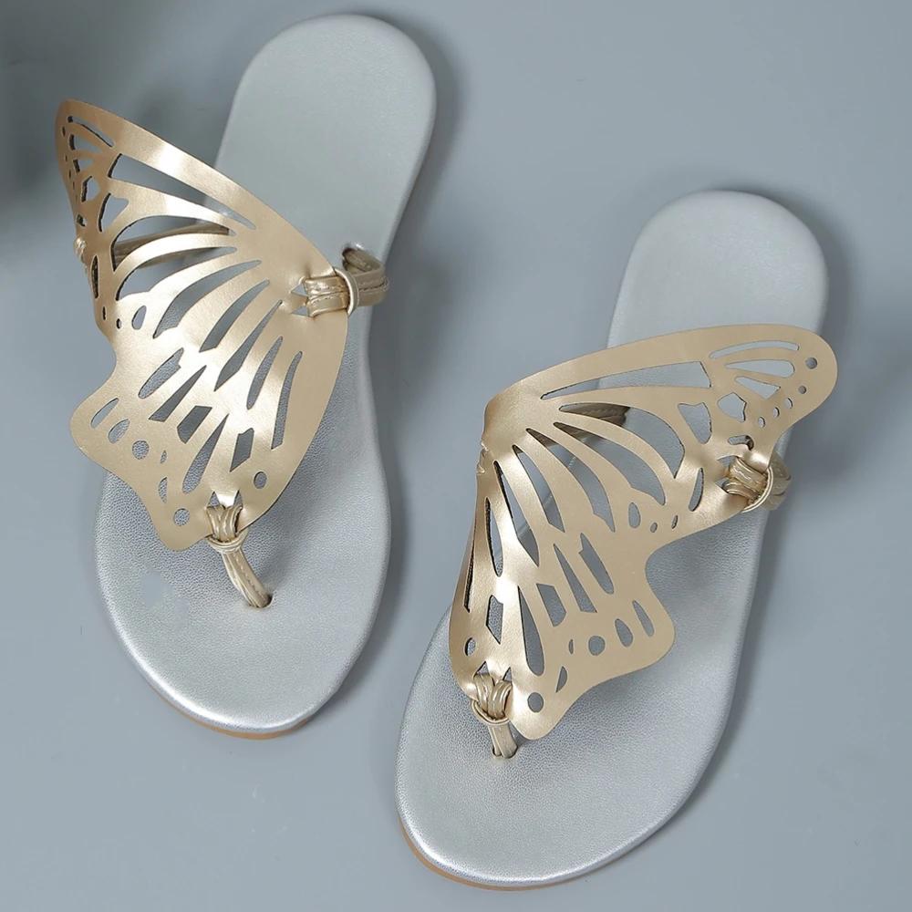 

Женские сандалии, летние женские шлепанцы на плоской подошве, женские модные туфли на плоской подошве с открытым носком, женские нескользящие шлепанцы, уличные пляжные шлепанцы 43 серебряный