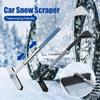 3 In 1 Snow Brush and Ice Scraper for Car Windshield Extendable Snow Removal 360° Pivoting Vehicle Winter Shovel Brush Snow Scraper with Long Handle