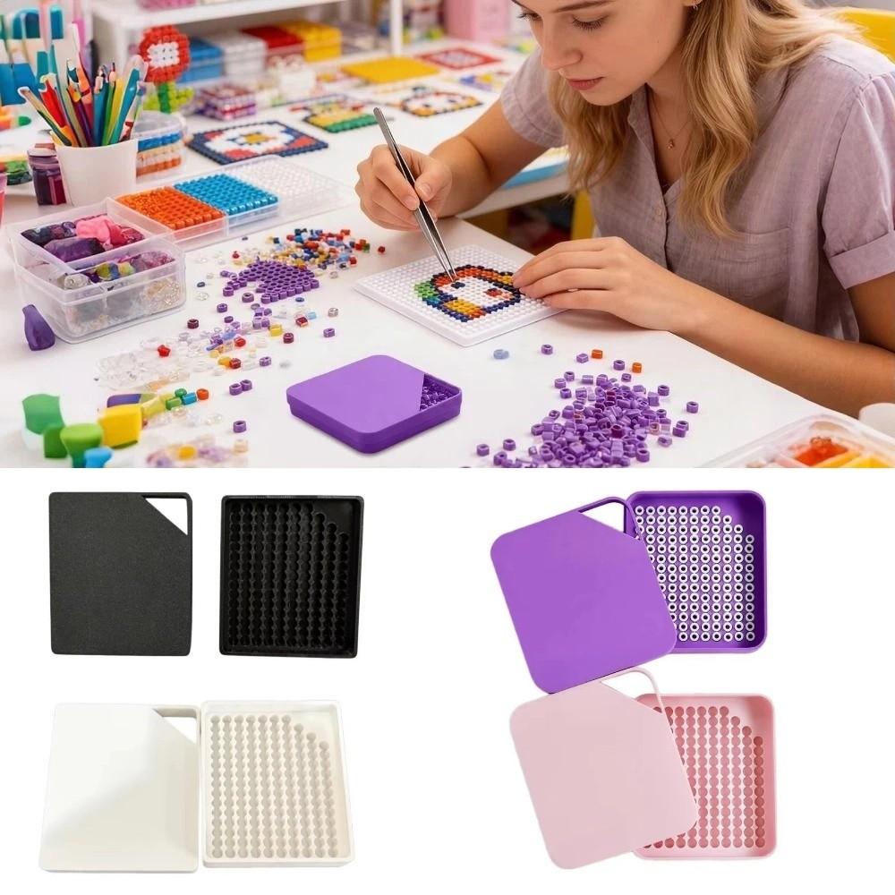 5mm Bügelperlen Pickschale Hohe Effizienz Präzisionswerkzeuge Bügelperlen Organizer Schale Effizient Zeit Sparen