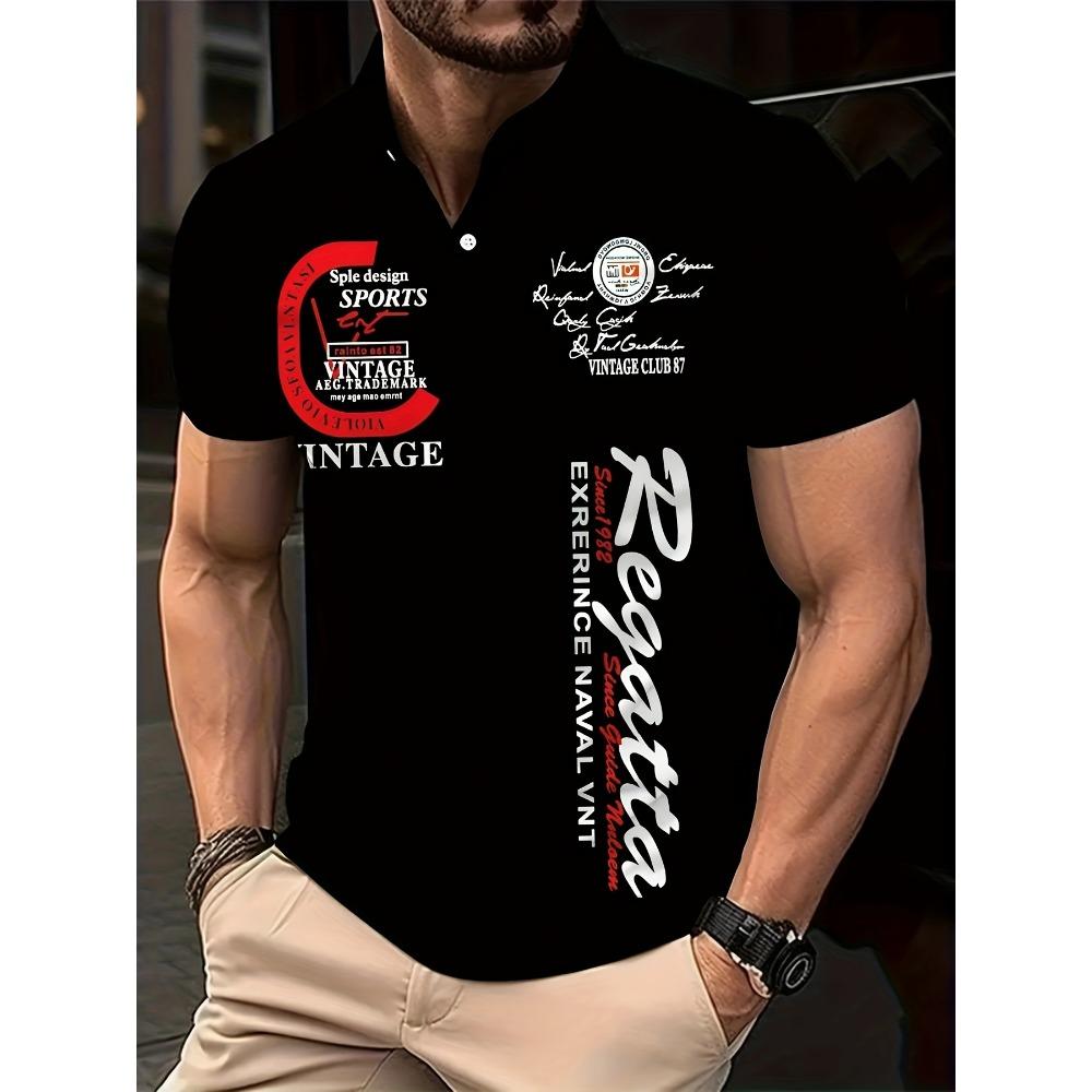 Summer New Men's Short Sleeved POLO Casual, Fashionable, Comfortable