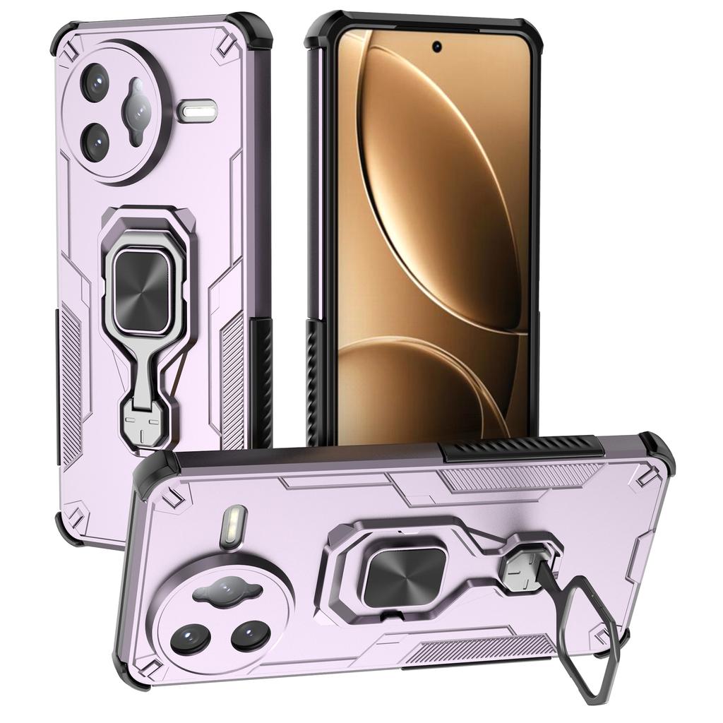 For Xiaomi Redmi K80 Pro 5G/Poco F7 Ultra 5G Case Rotatable Ring Kickstand PC + TPU Shockproof Phone Cover