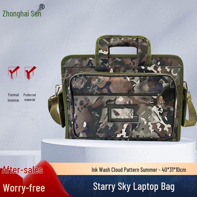 Zhonghaisen Camouflage Laptop Briefcase