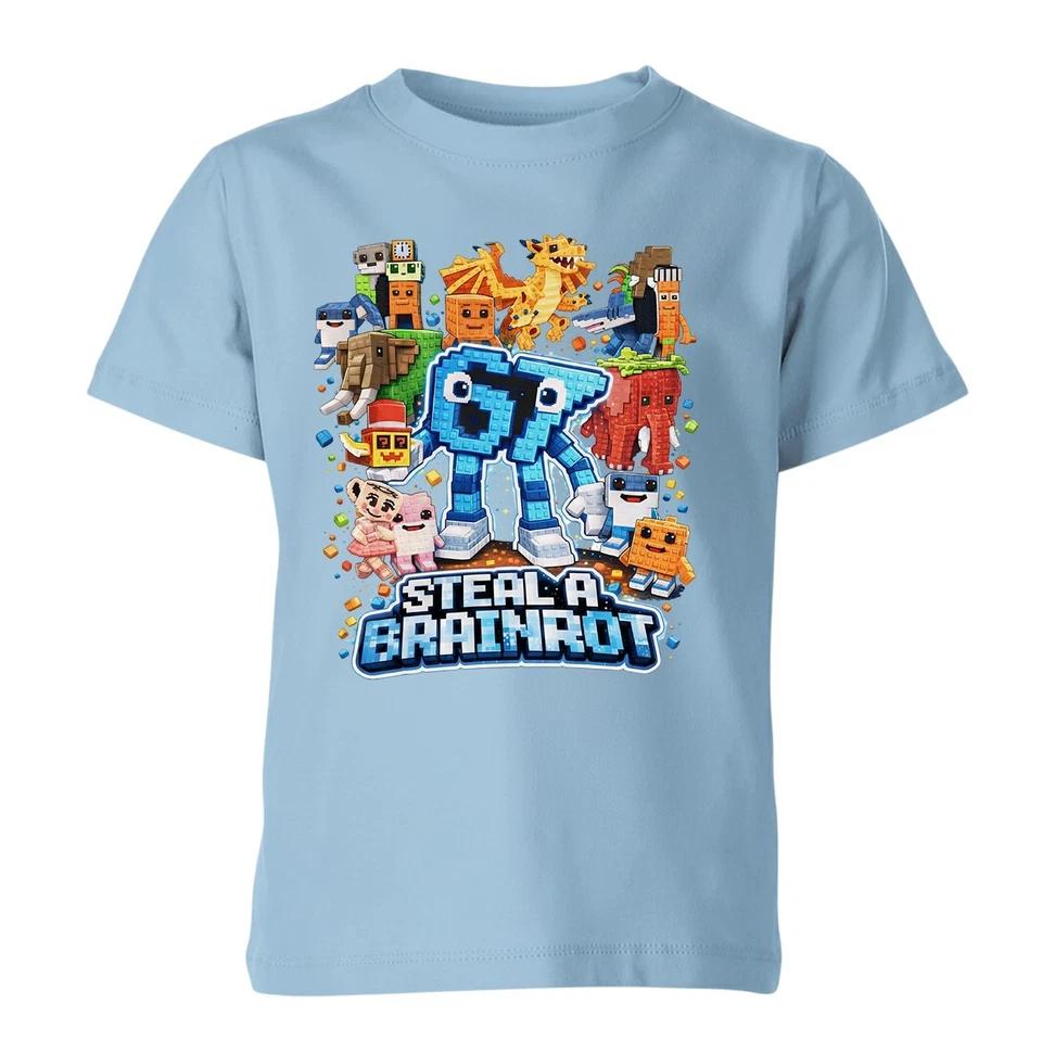 67 Six Seven Italian Brainrot Girls Boys T-Shirt Meme Gamer Funny Tee 4 3XL