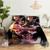 fashion Music Sheet Set Piano Keyboard Music Note Printed Bed Flat Sheet With Pillowcase Polyester Bedding
