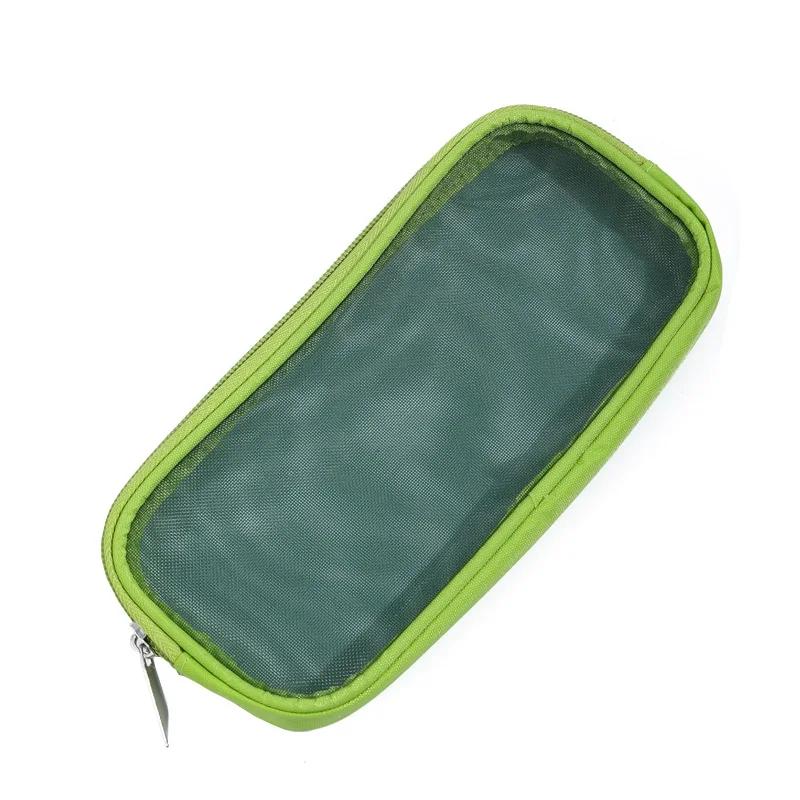 Trousse de voyage pour pinceaux de maquillage Organisateur de sac à cosmétiques et articles de toilette pour hommes et femmes Outils de beauté Pochette en maille Dopp Kit Rangement pour le lavage et accessoires