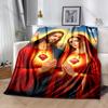 1PC Jesus, Mary, Sacred Heart Print Blanket Warm Soft Fluffy Kids Adult Sofa Bed Throw Blanket Outdoor Travel Camping RV