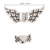 100pcs Zinc Alloy Angel Wing Beads Silver Fairy Wing Charm Beads Wing Charm Beads  DIY Craft
