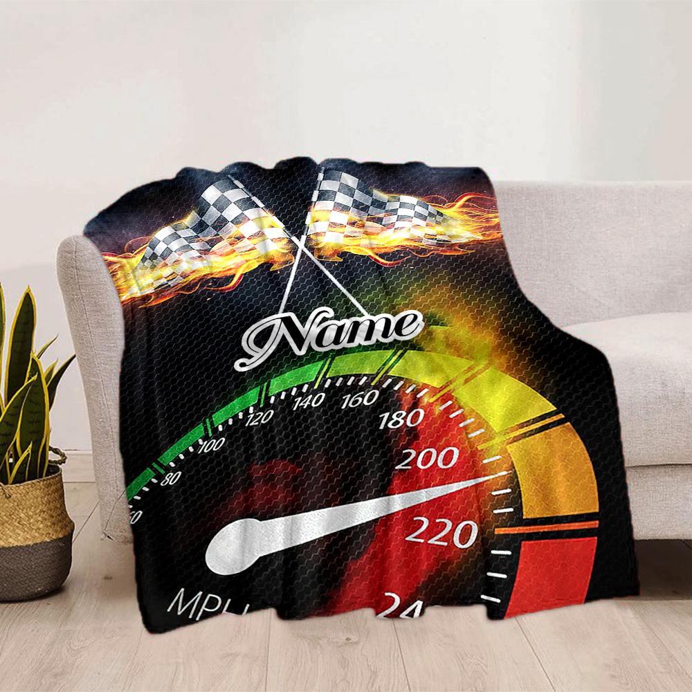 Badminton Customize Your Name Home Blankets Comfortable Soft Lightweight Allseason Multipurpose Blanket For Picnics Couches Offices Beds Living Rooms