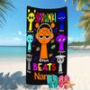 Customizable personalized beach towels Game Sprunki themed designs.Suitable for the beach, yoga, sports;ideal as beach accessories