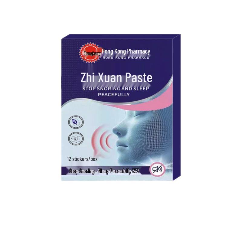 Hong Kong Anti-Snoring Herbal Patch - 12 Warm, Nourishing Patches for Peaceful Sleep
