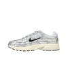 Nike P-6000 Metallic Flat Silver Unisex Sneaker Weiß Metallic-Silber Schwarz CD6404-105