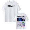 Rapper Grecas Album Tour Graphic Tees Men Women Hiphop Tshirts Shortsleeved Casual pure Cotton Punk Casual Tshirts