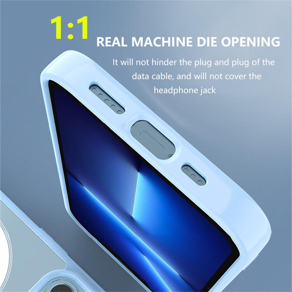 Designed For Case With Mag-safe Clear Magnetic Case For Shockproof Cover