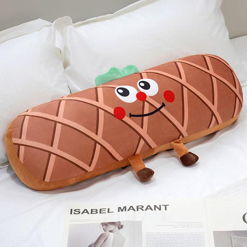 Cute Long Pillow Girls Sleeping Throw Pillow Side Sleeping Legs Special Bed Pregnant Women's Pillow Bedroom Bedside Cushion