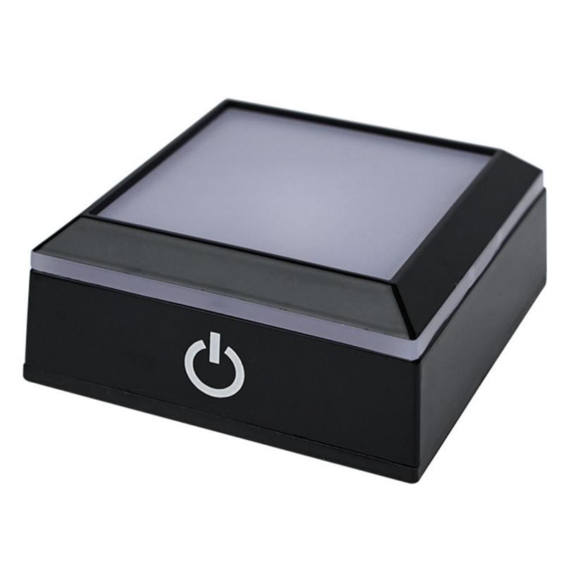 

A25F-LED Lamp Base Display Stand Applicable To Crystal Art Glass Display Stand Inductive Touch Crystal Ball Lamp Base чёрный