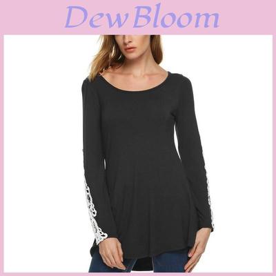 Tshirt Long Sleeve Polyester Fabric Casual Slim Fit For Daily Wear