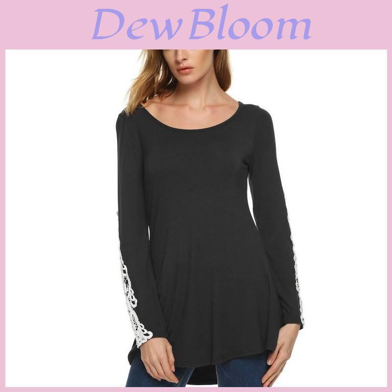 Tshirt Long Sleeve Polyester Fabric Casual Slim Fit For Daily Wear